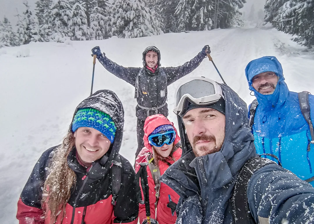 Green Bear — snowshoeing 1